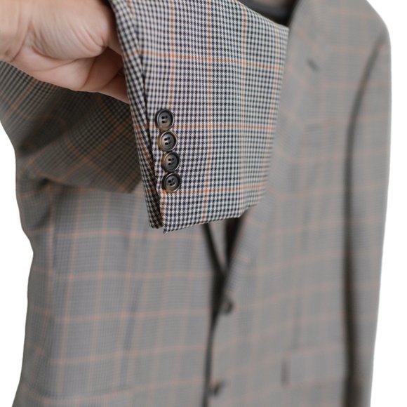 BROOKS BROTHERS 1818 Madison Full Canvas 2-Button Fall Color Plaid Blazer Sz 42R - Picture 6 of 16